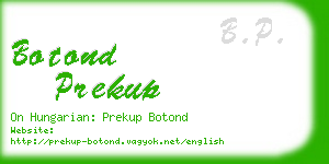 botond prekup business card